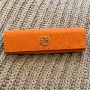 Tory Burch Eyeglasses Case - Burnt Orange